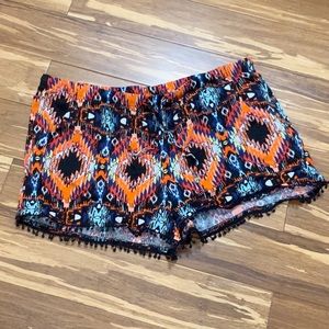 Tribal Print Shorts